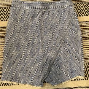 Faux wrap style skirt